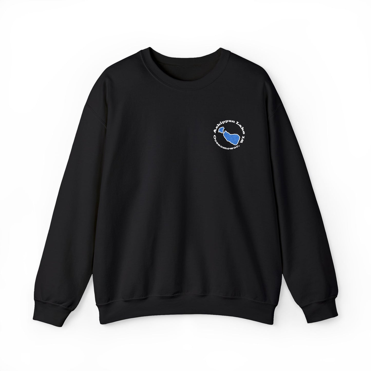 Ashippun Lake Embroidered Crewneck