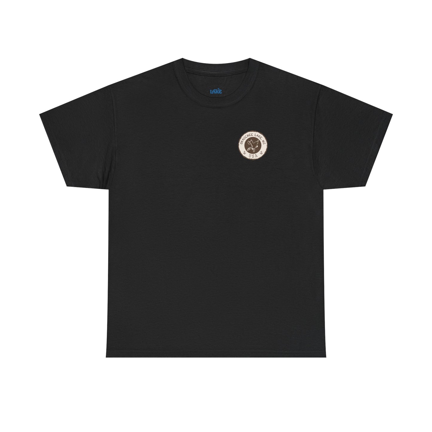 Okauchee Lake Unisex Heavy Tee - Vintage Postmark Style