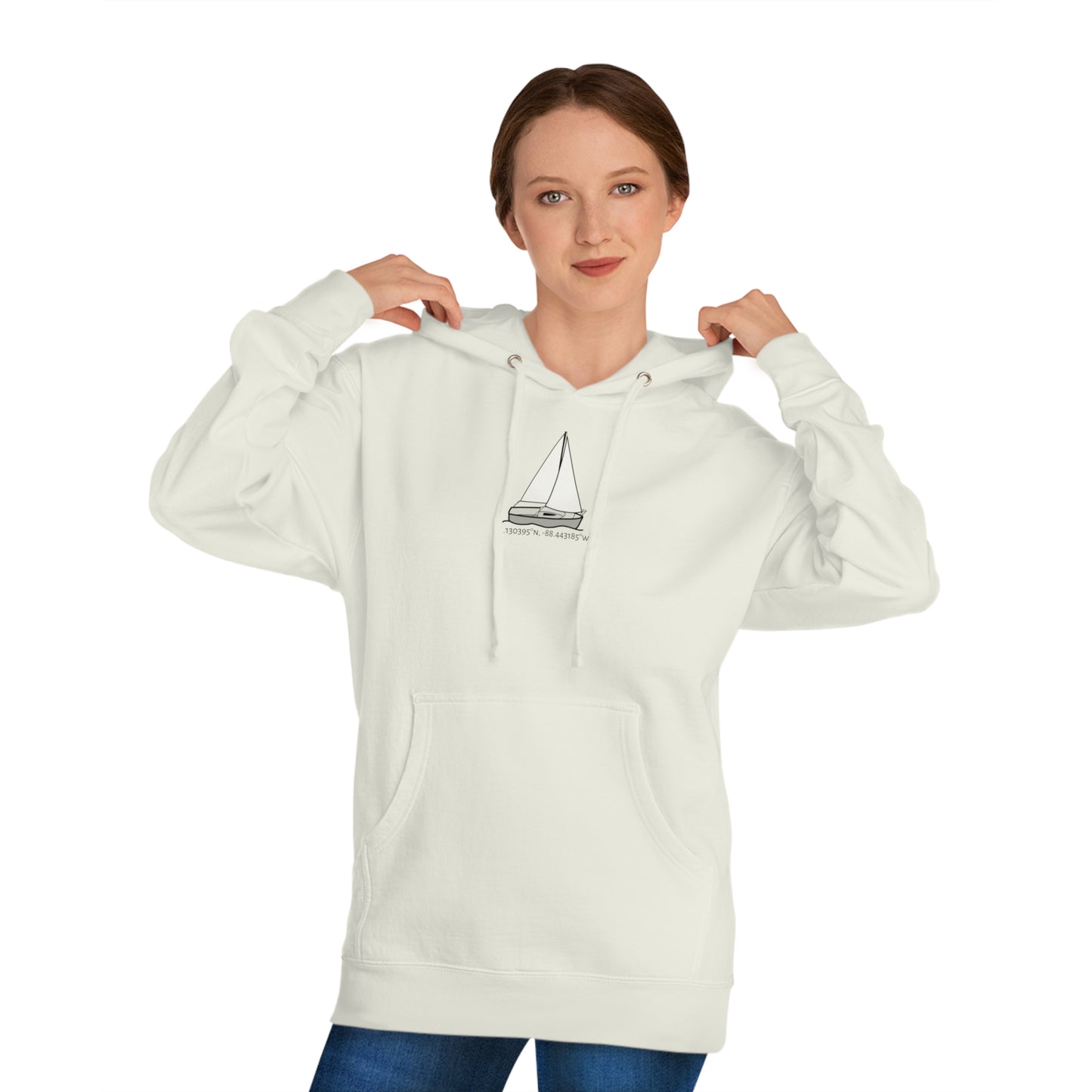 Sailboat comfort Unisex Hooded Sweatshirt ITC