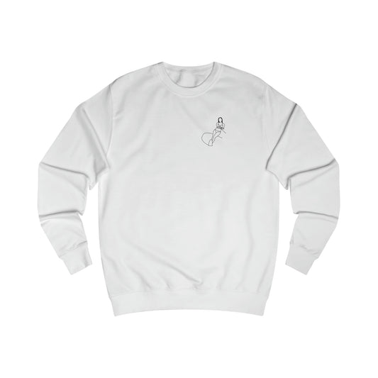 Slalom Ski Girl - Park Lake Men's Crewneck