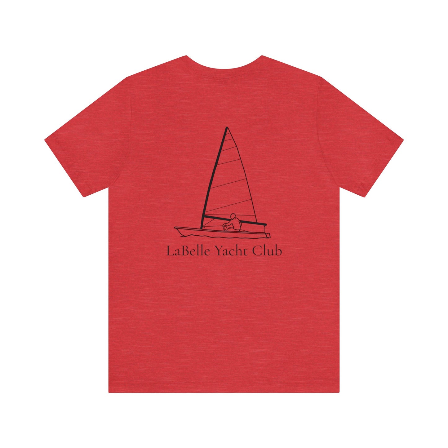 LaBelle Yacht Club Sailing - Unisex Lightweight Short Sleeve Tee