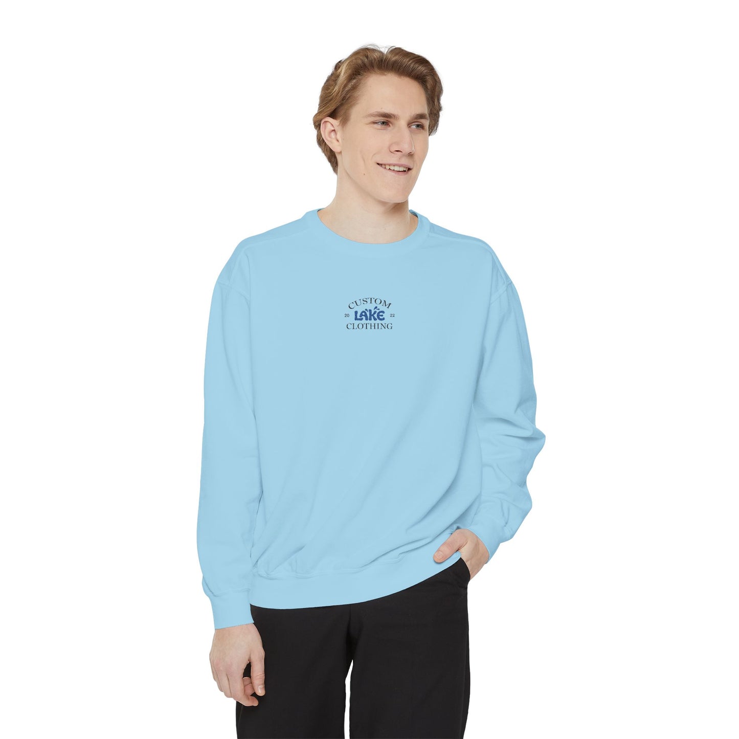 Crewneck Sweatshirt Embroidered - Comfort Colors