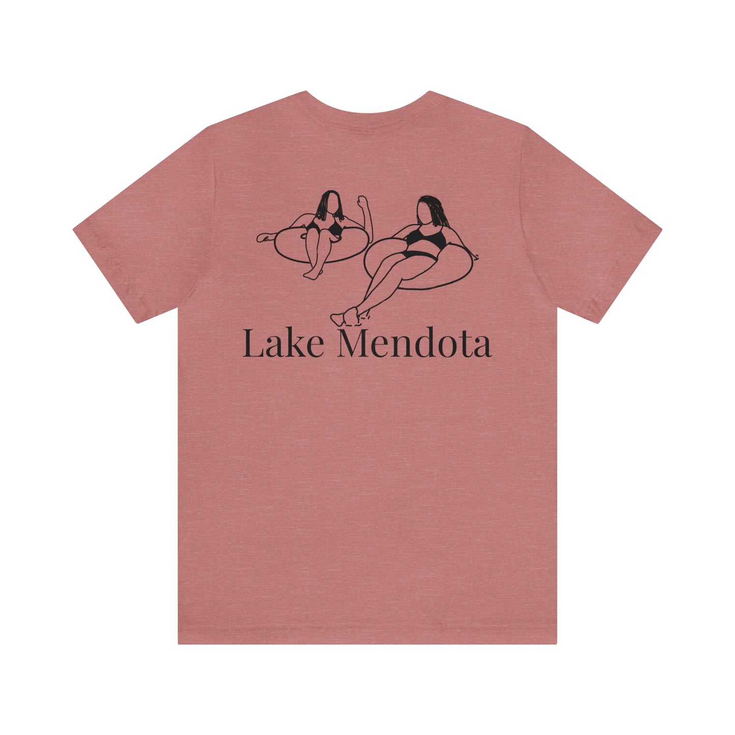 Lake Mendota Inner Tube Girls - Unisex Lightweight Short Sleeve Tee