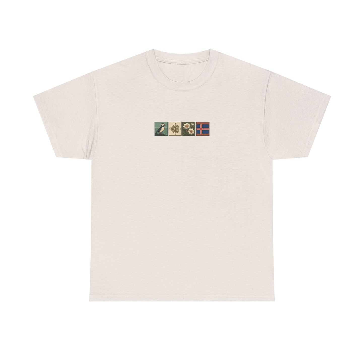Iceland Vik - 4 panel front design - Unisex Heavy Cotton Tee