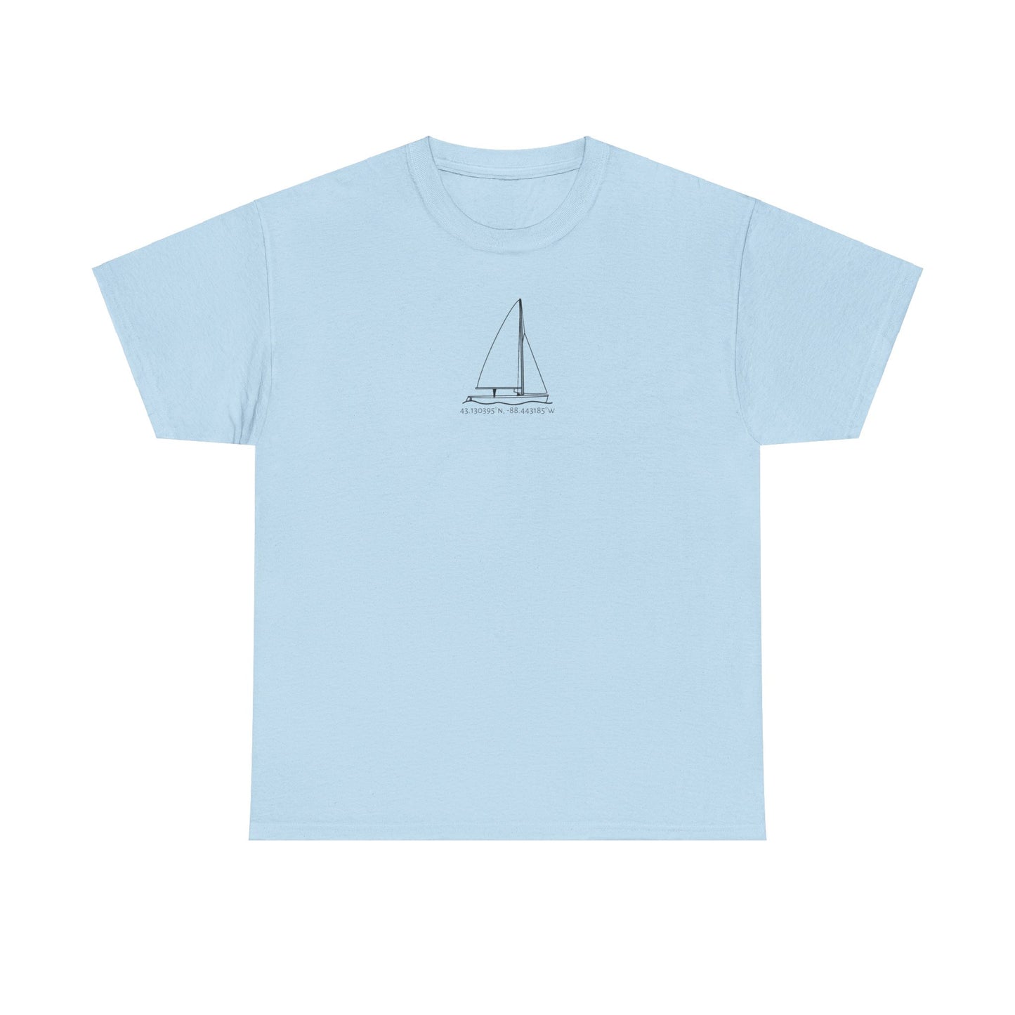 Sailboat 470 Model Unisex Heavy Cotton Tee