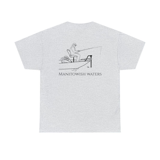 Manitowish Waters Trolling Motor Fishing -  Unisex Heavy Tee Shirt