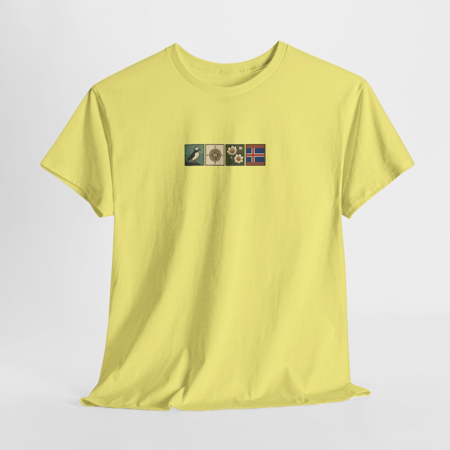 Iceland Vik - 4 panel front design - Unisex Heavy Cotton Tee