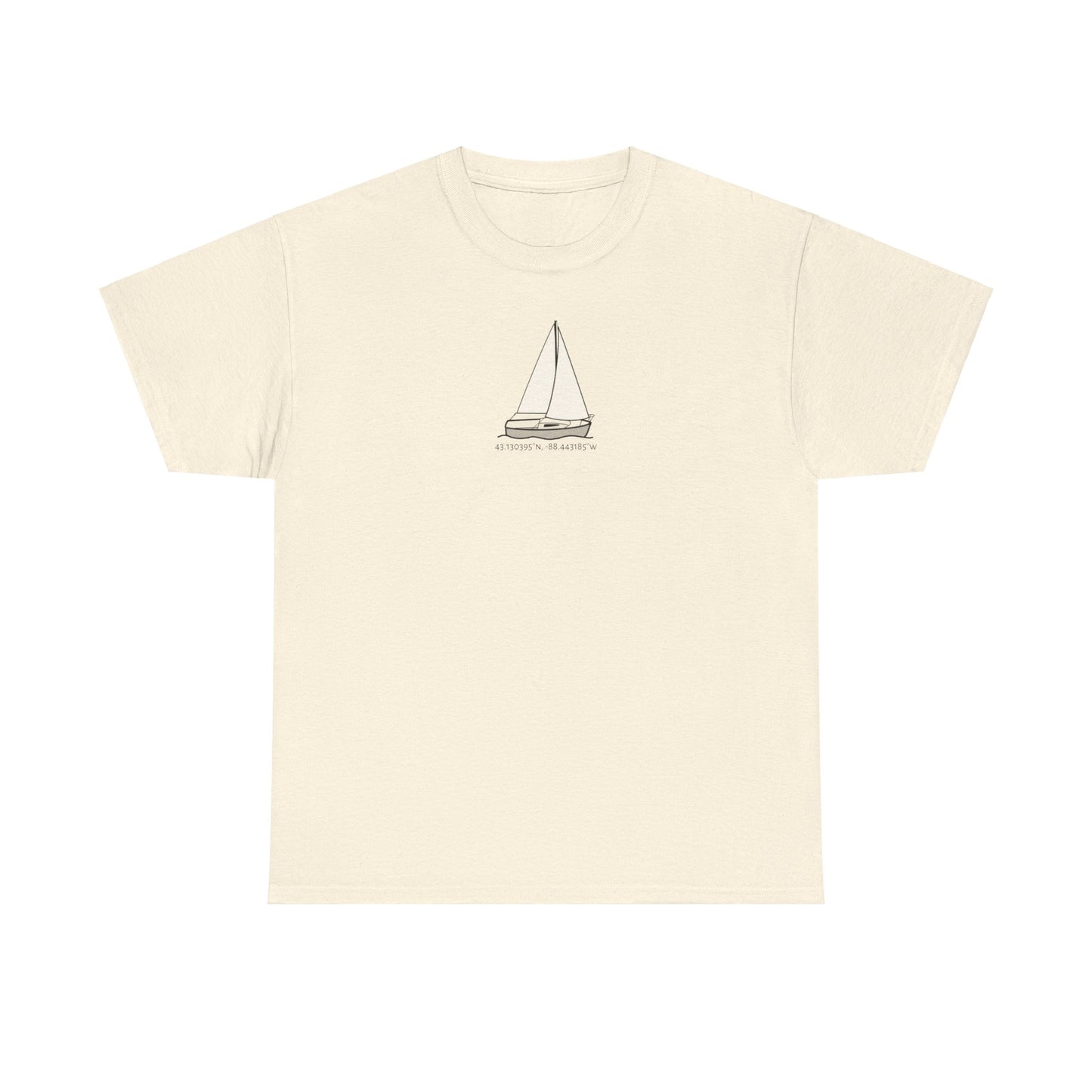 Sailboat Comfort Unisex Heavy Cotton Tee