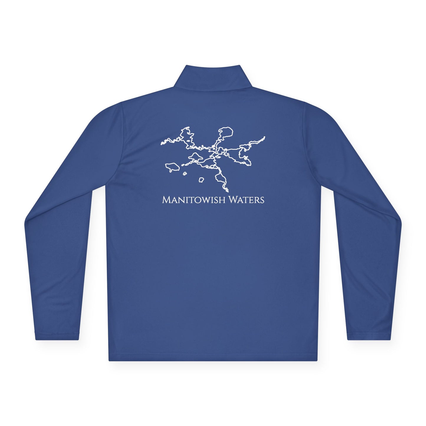Manitowish Waters Outline Unisex Quarter-Zip