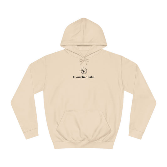 Okauchee Lake Compass Rose Medium Weight Hoodie