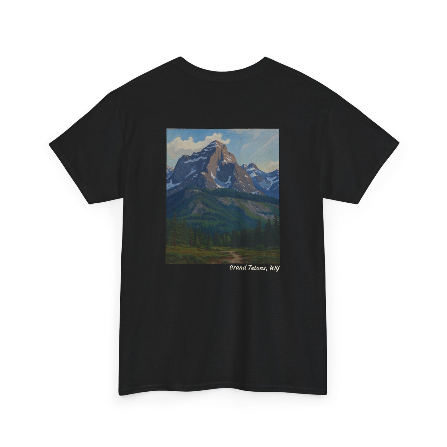 Grand Tetons Enjoy the adventure Earth Graphic Gildan T‑Shirt