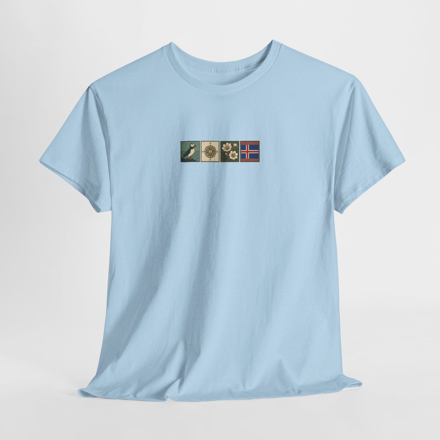 Iceland Vik - 4 panel front design - Unisex Heavy Cotton Tee