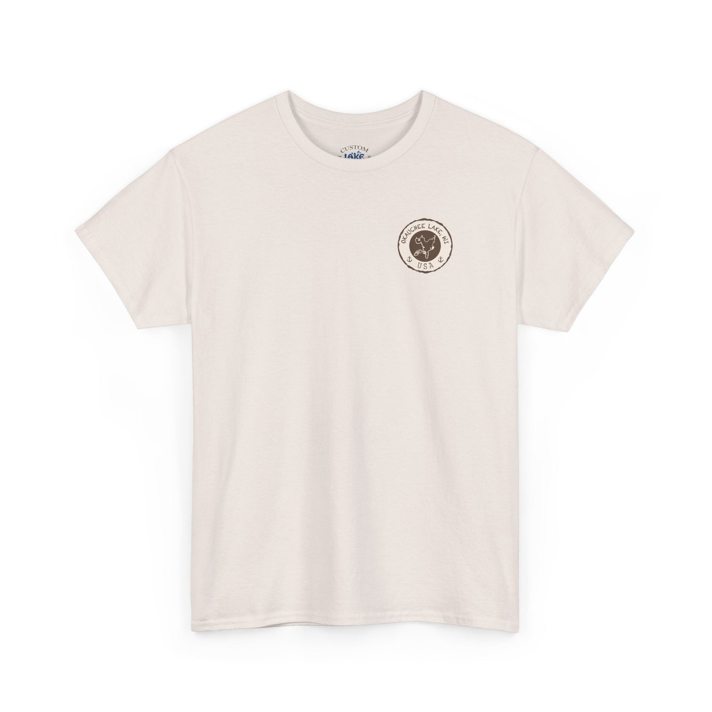 Okauchee Lake Unisex Heavy Tee - Vintage Postmark Style