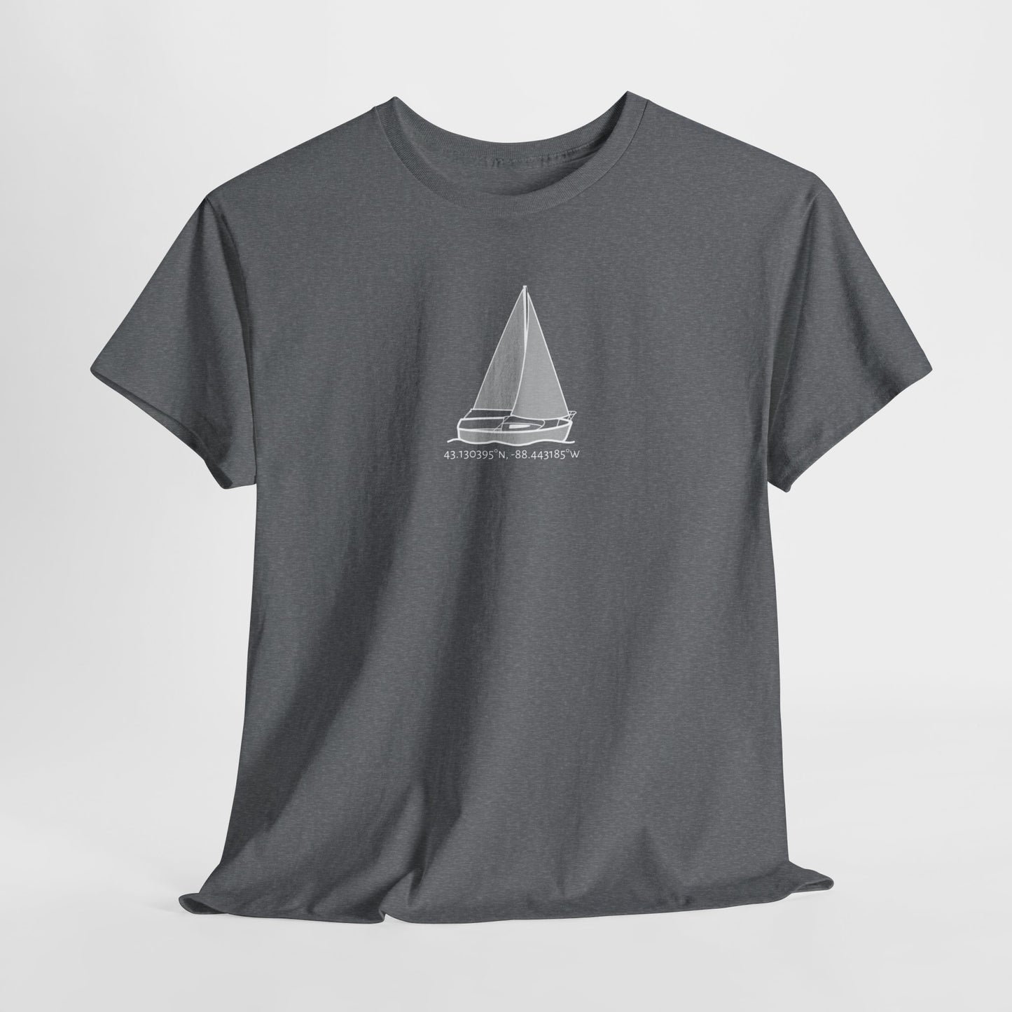 Sailboat Comfort Unisex Heavy Cotton Tee