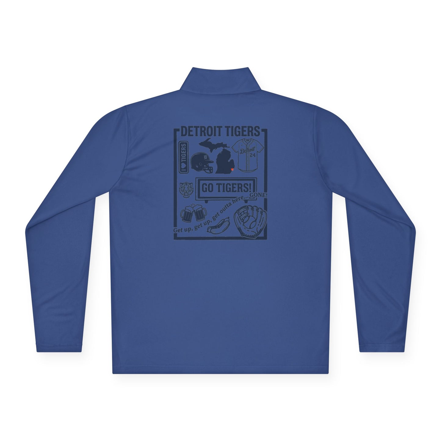 Detroit Tigers Lightweight Quarter-Zip Pullover
