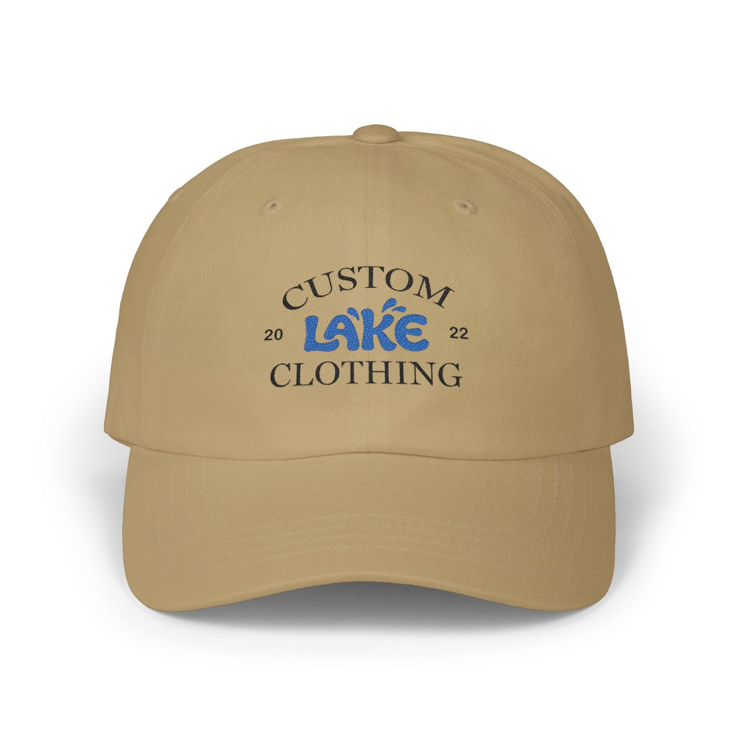 CLC Logo Embroidered Classic Dad Cap Black Text