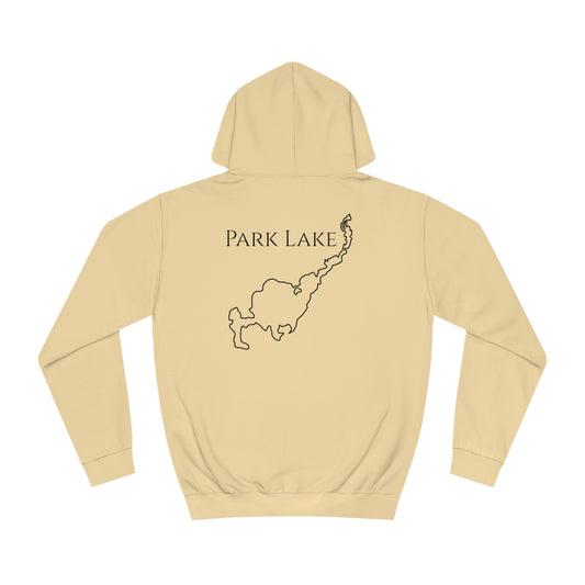 Tubing Kids Front Patch - Park Lake Unisex Hoodie Medium Weight