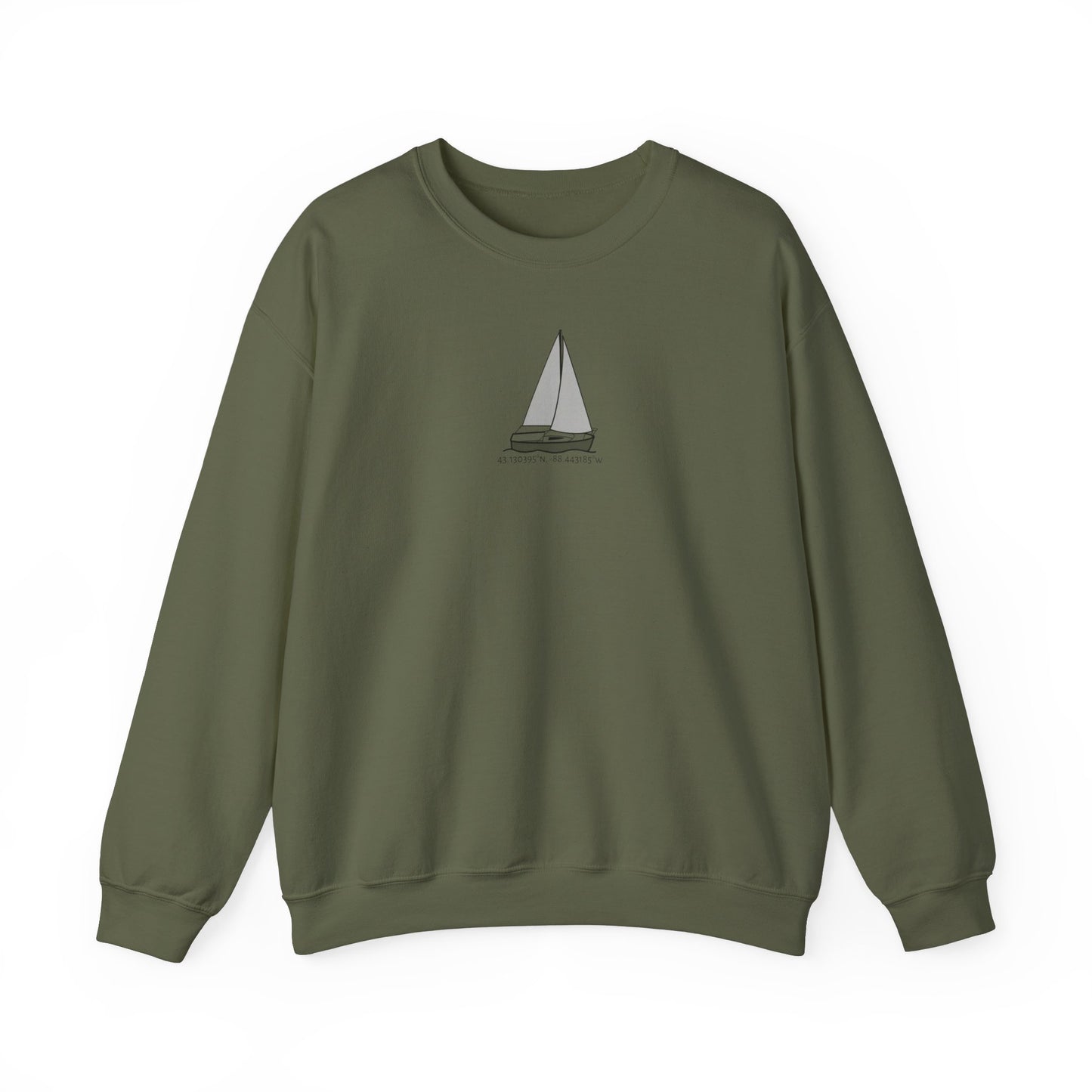 Sailboat Comfort Unisex Heavy Blend™ Crewneck Sweatshirt