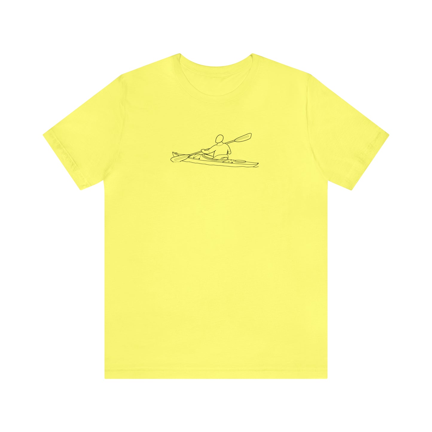 Eagle River Kayak Front - Unisex Lightweight Short Sleeve Tee