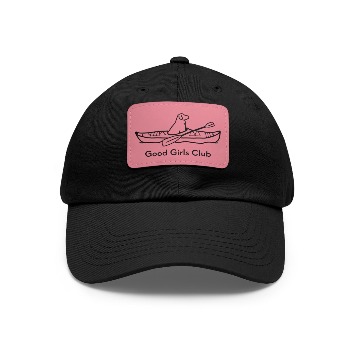 Good Girls Club Lab Kayak Dog - Hat with Leather Patch