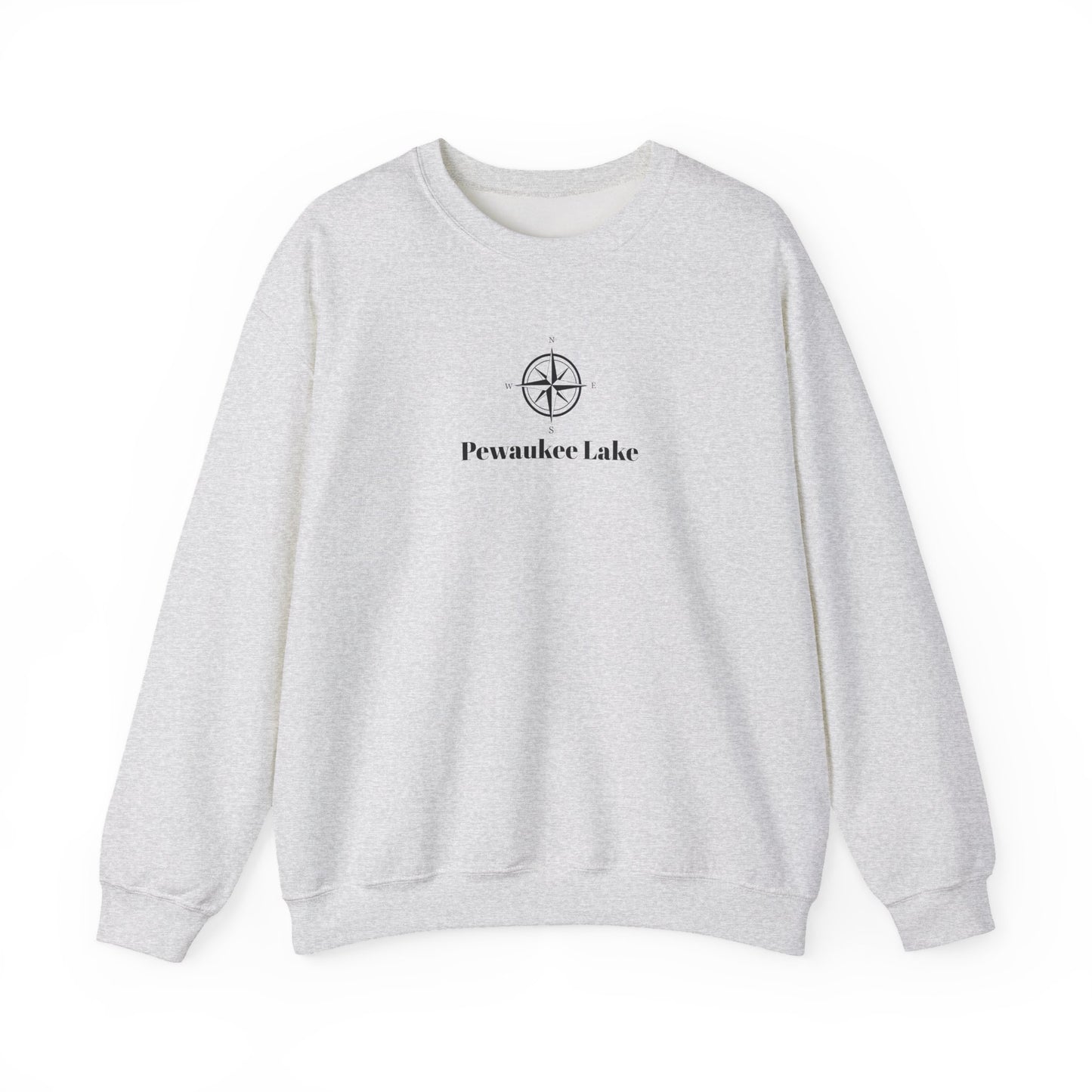 Pewaukee Lake Compass Rose Unisex Heavy Blend™ Crewneck Sweatshirt