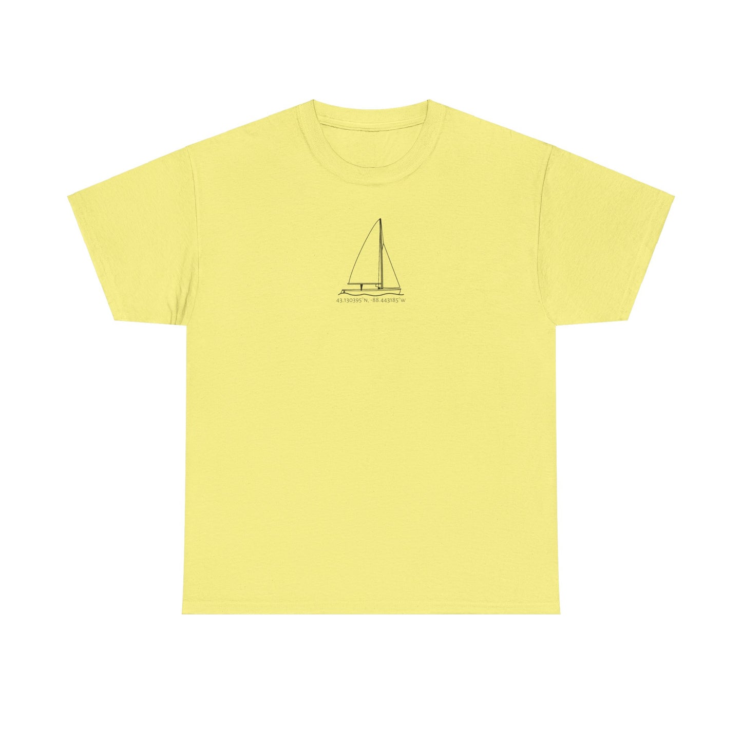 Sailboat 470 Model Unisex Heavy Cotton Tee