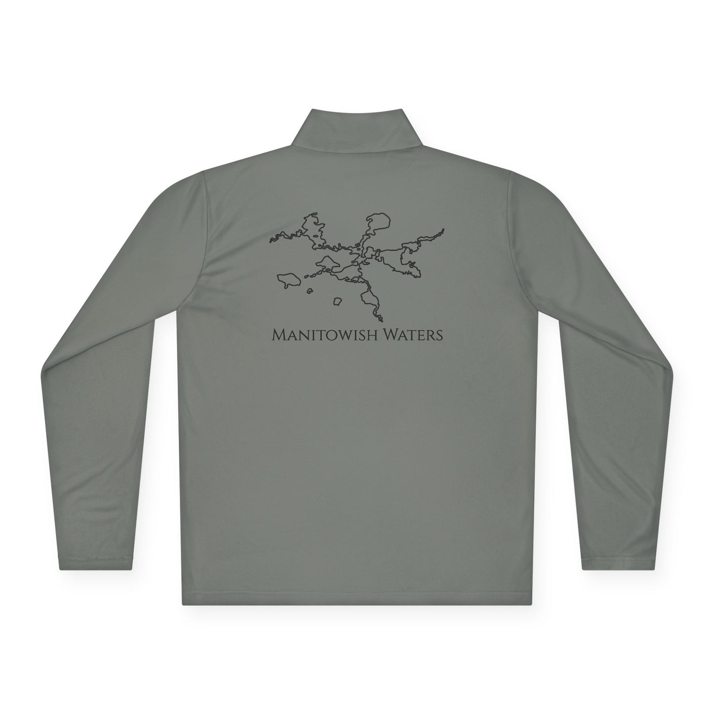 Manitowish Waters Outline Unisex Quarter-Zip