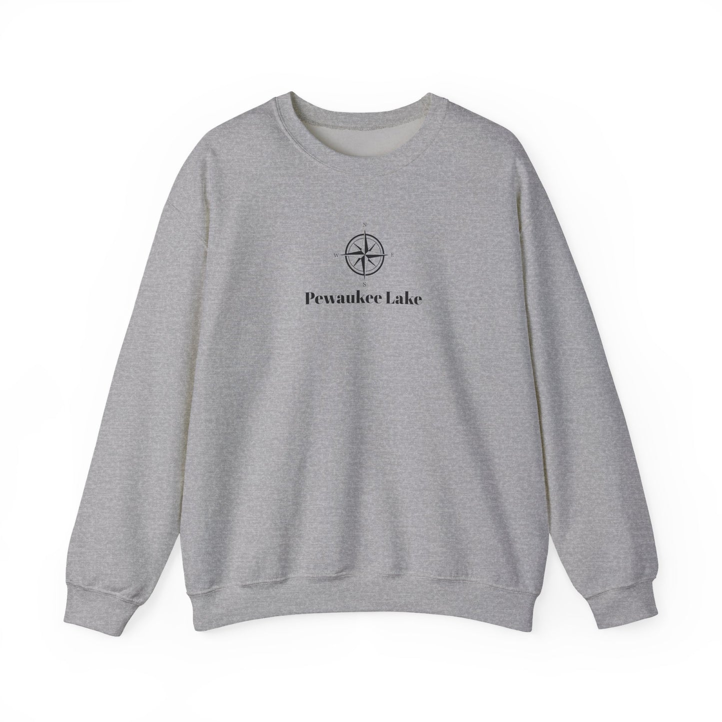 Pewaukee Lake Compass Rose Unisex Heavy Blend™ Crewneck Sweatshirt