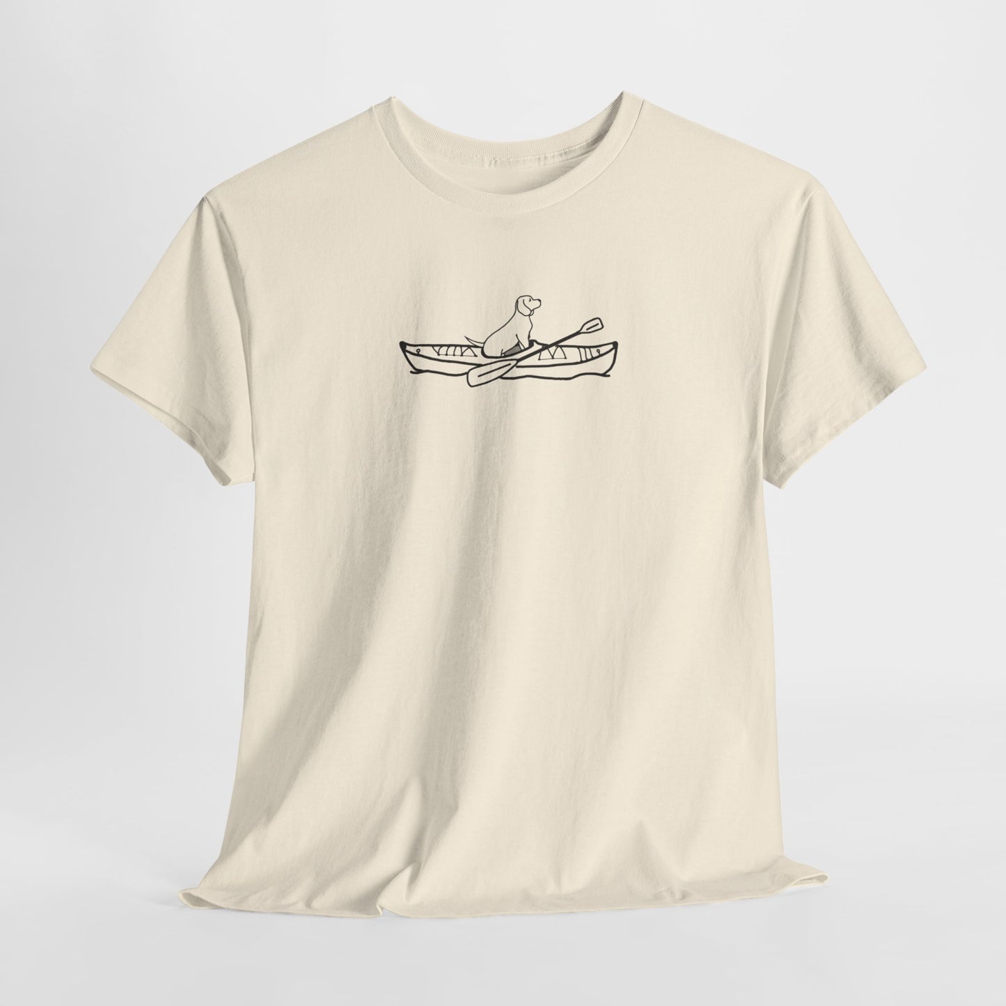 Kayak Dog - Beagle Plain - Unisex Heavy Cotton Tee