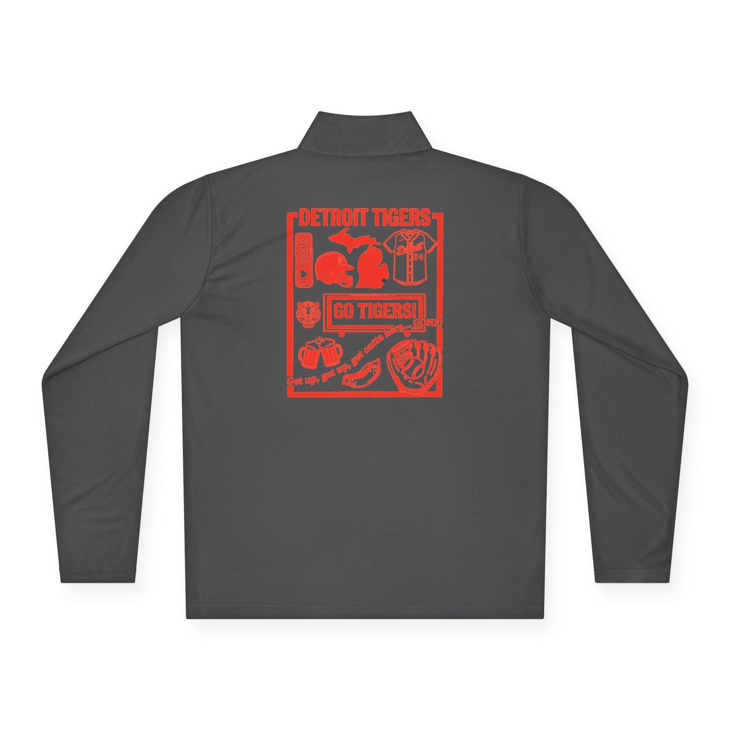 Detroit Tigers Lightweight Quarter-Zip Pullover