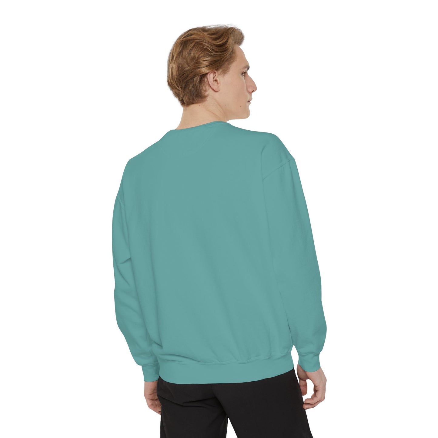 Surfing One Line Design Crewneck Sweatshirt - Comfort Colors