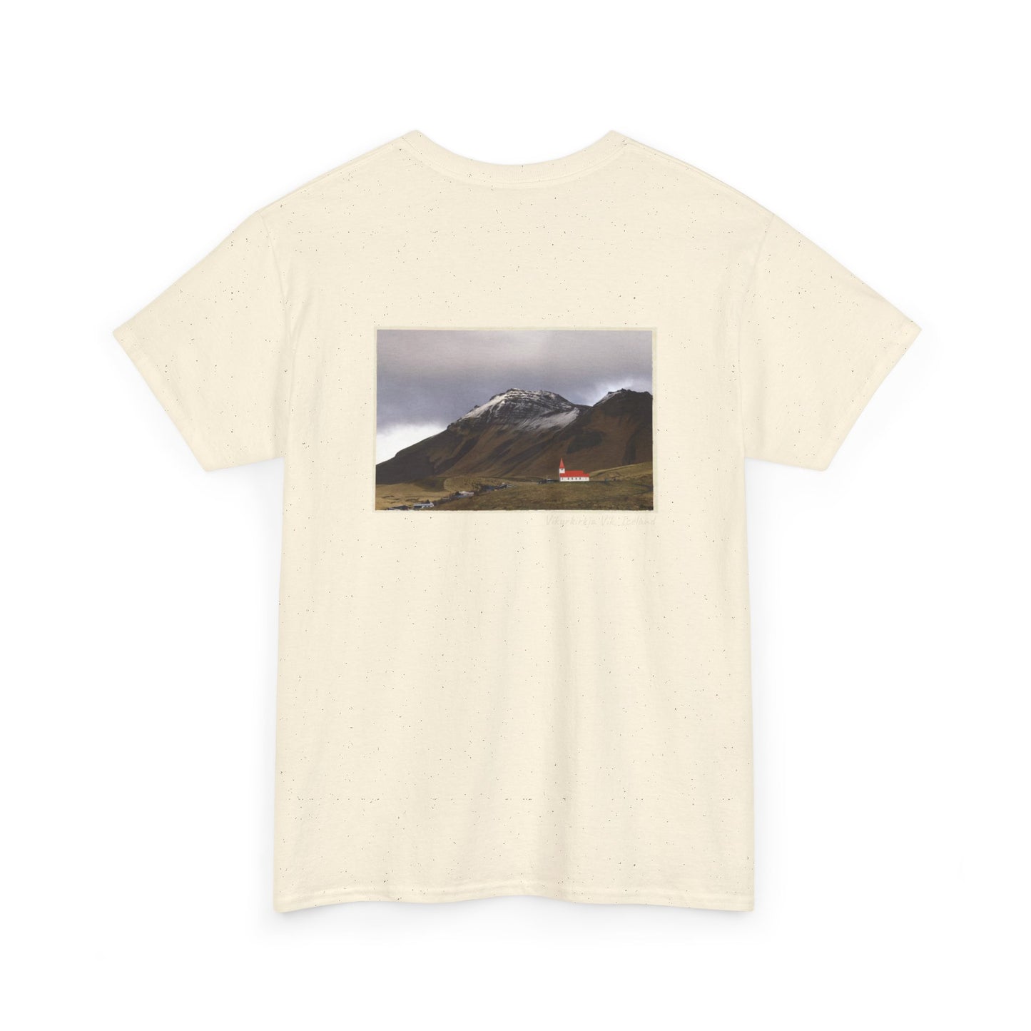 Iceland Vik - 4 panel front design - Unisex Heavy Cotton Tee