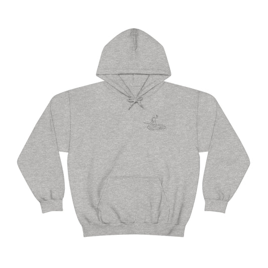 Lac LaBelle, Standup Jetski Peace - Unisex Heavy Blend Hooded Sweatshirt