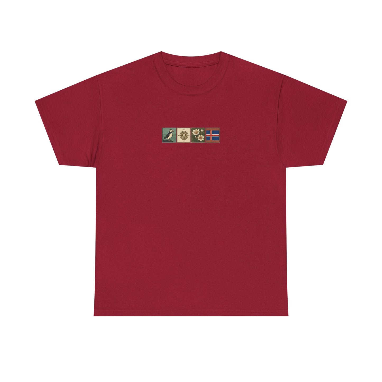 Iceland Vik - 4 panel front design - Unisex Heavy Cotton Tee
