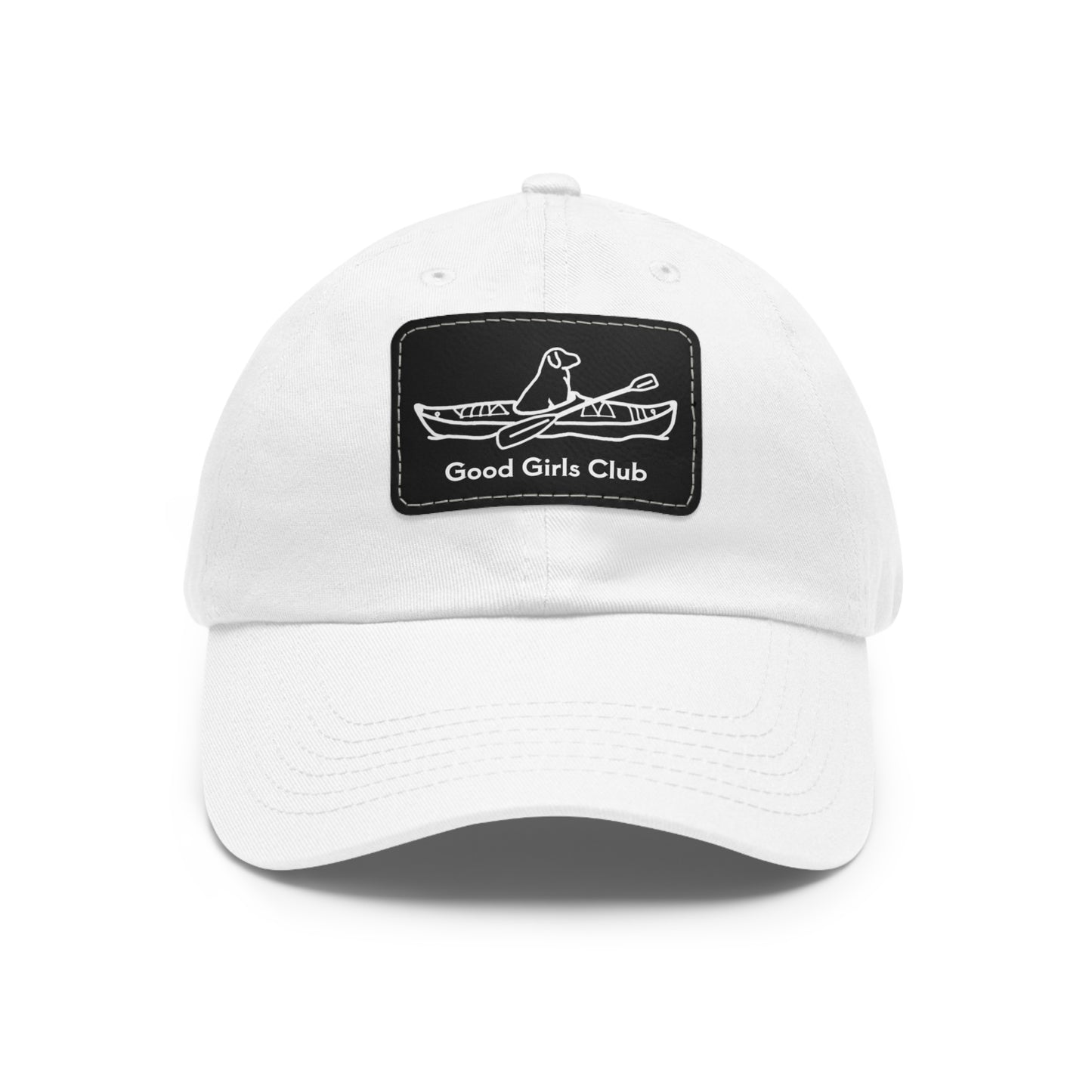 Good Girls Club Lab Kayak Dog - Hat with Leather Patch