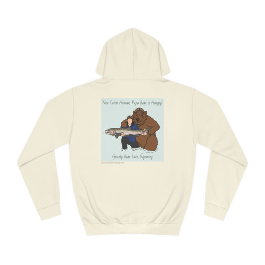 Papa Bear Design Model hoodie (Grizzly Bear Lake Wyoming) - Medium Weight Hoodie