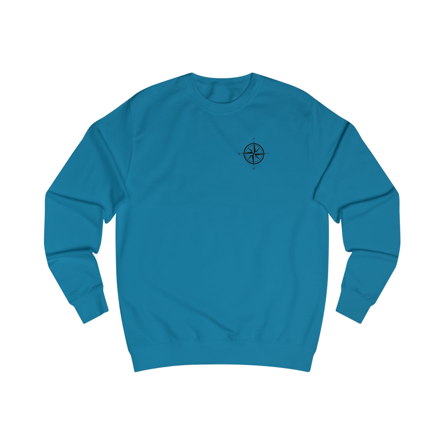 Bow fishing and Compass Rose Model - Men's Crewneck Sweatshirt