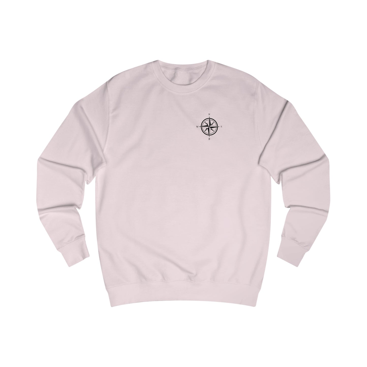 Bow fishing and Compass Rose Model - Men's Crewneck Sweatshirt