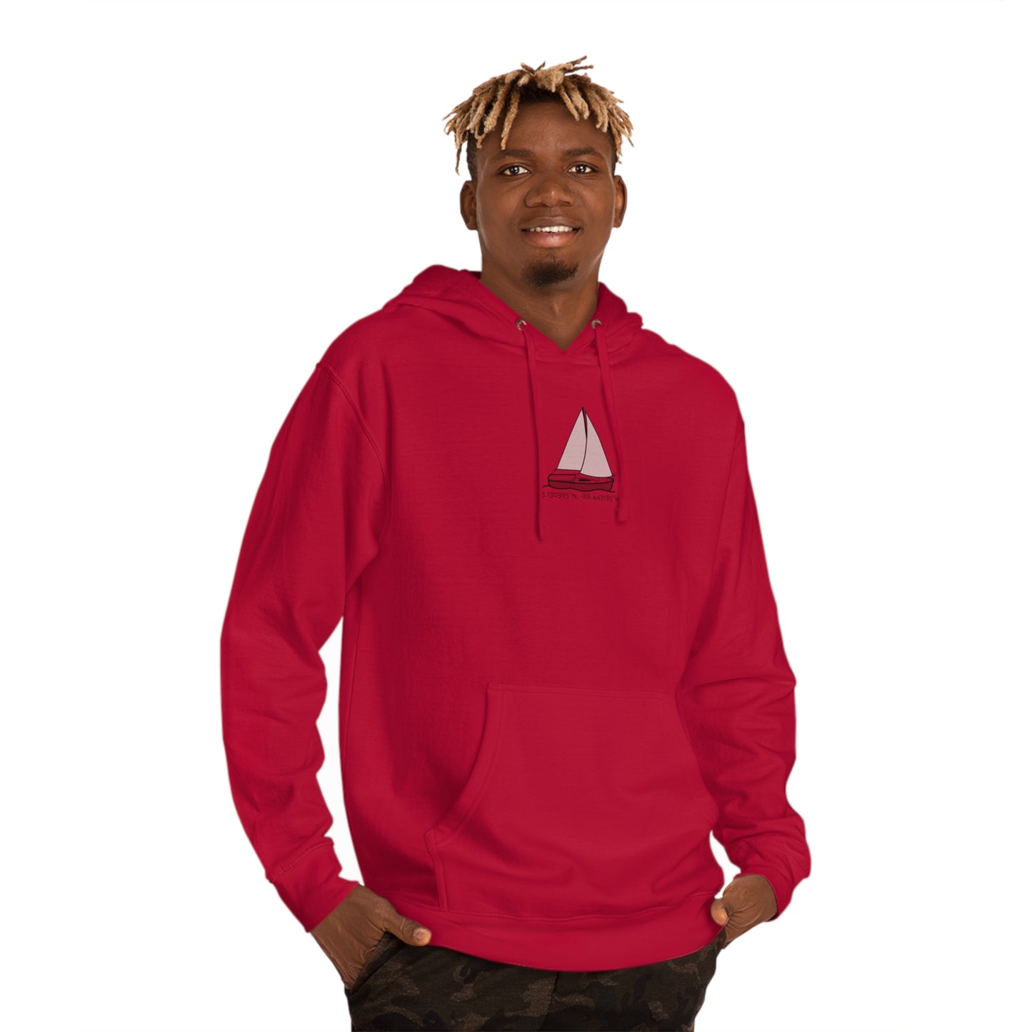 Sailboat comfort Unisex Hooded Sweatshirt ITC