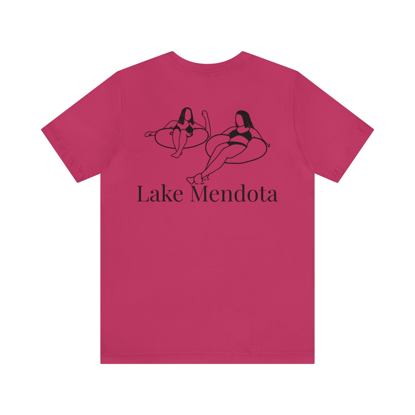 Lake Mendota Inner Tube Girls - Unisex Lightweight Short Sleeve Tee