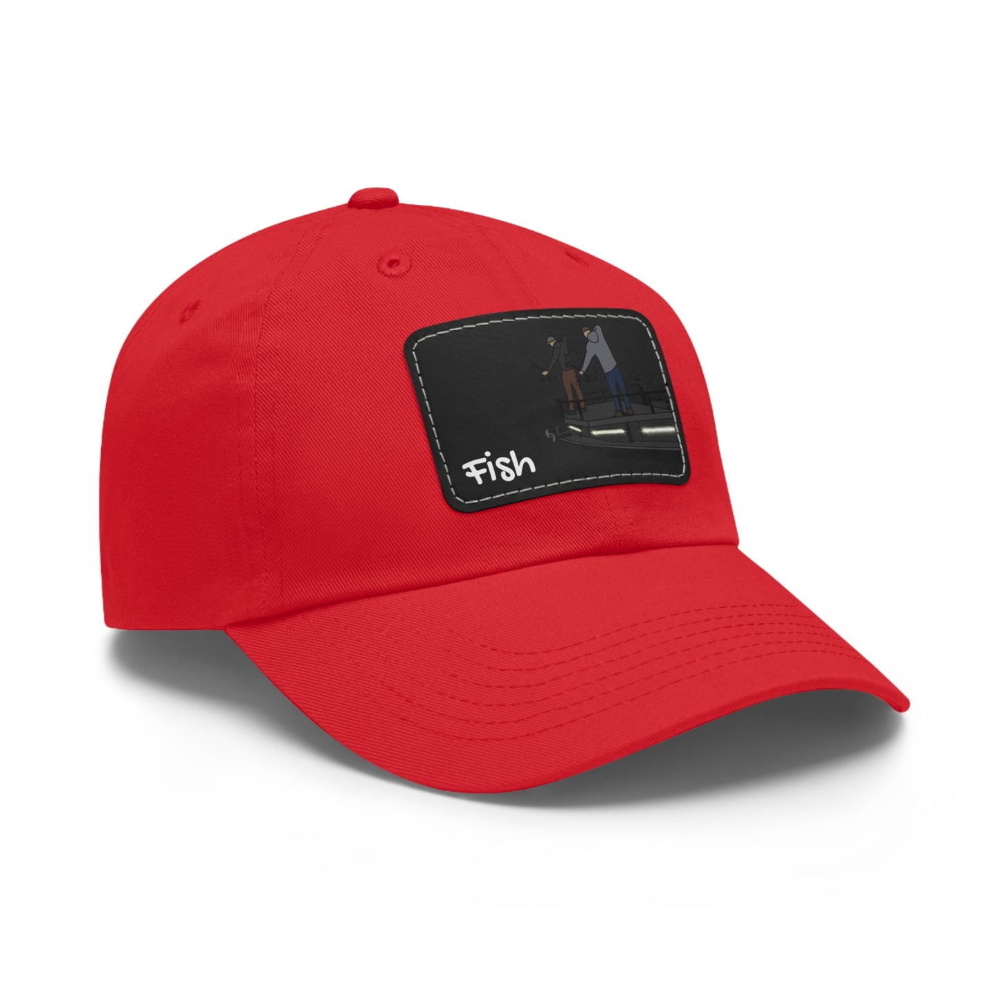 Hat with Leather Patch