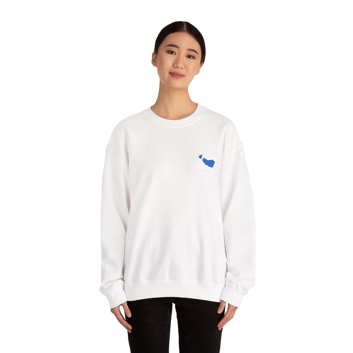 Ashippun Lake Embroidered Crewneck