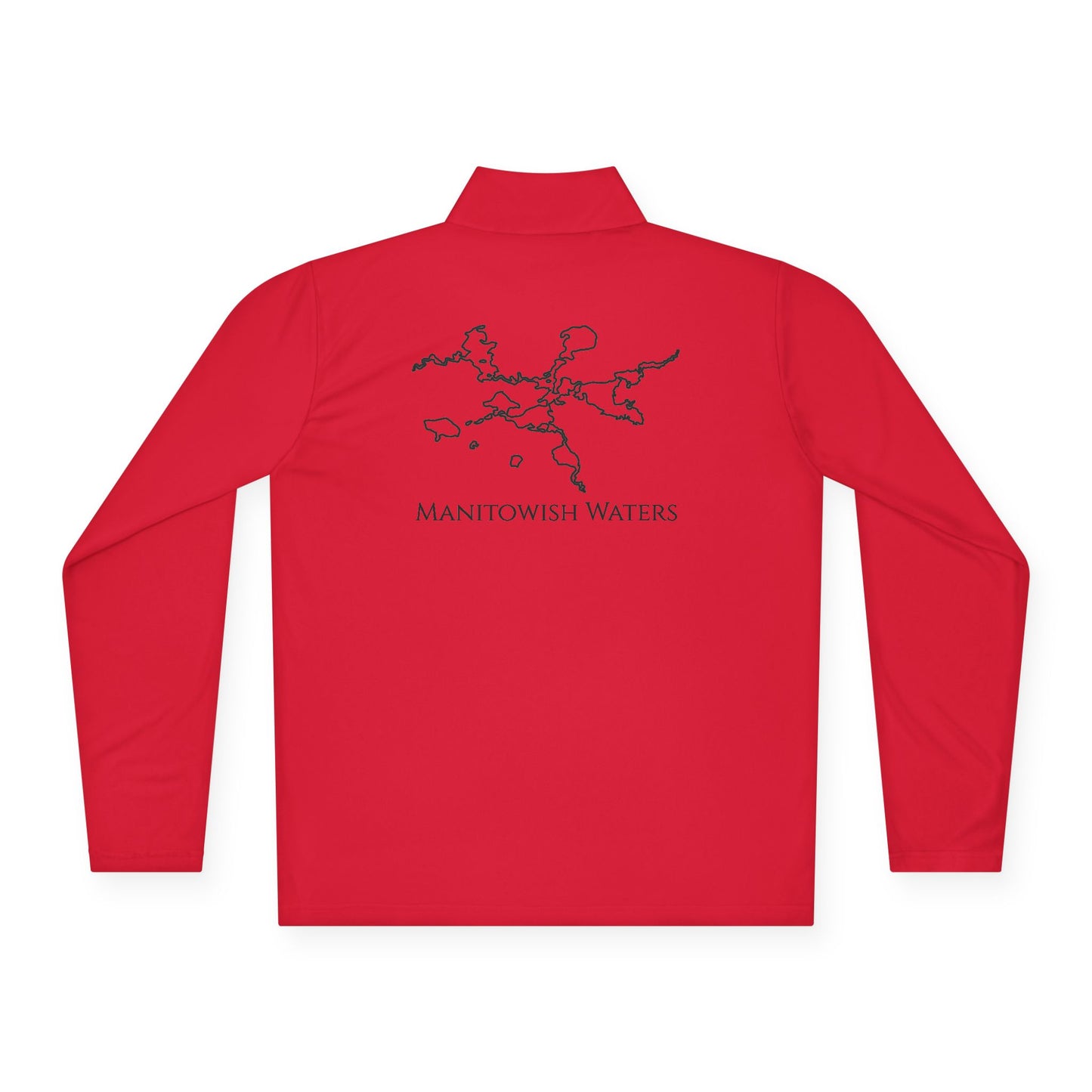 Manitowish Waters Outline Unisex Quarter-Zip