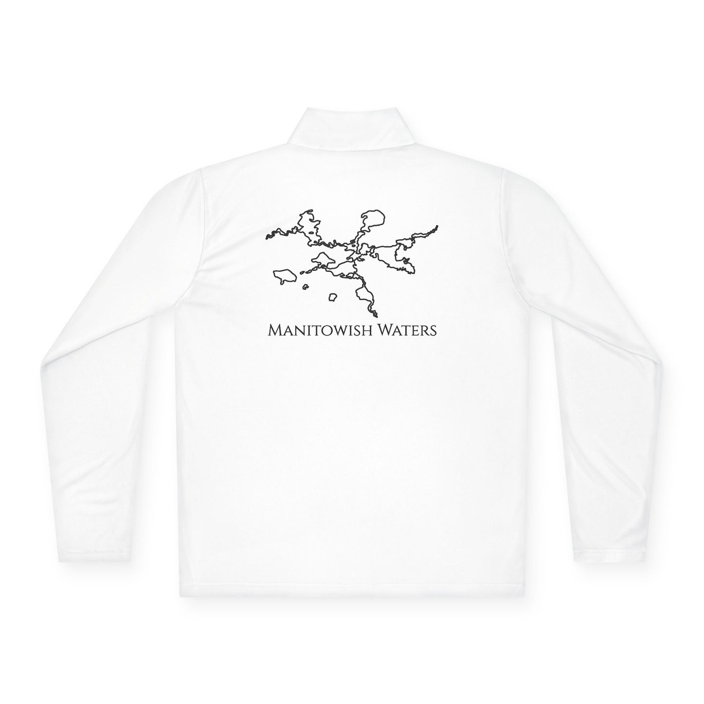 Manitowish Waters Outline Unisex Quarter-Zip