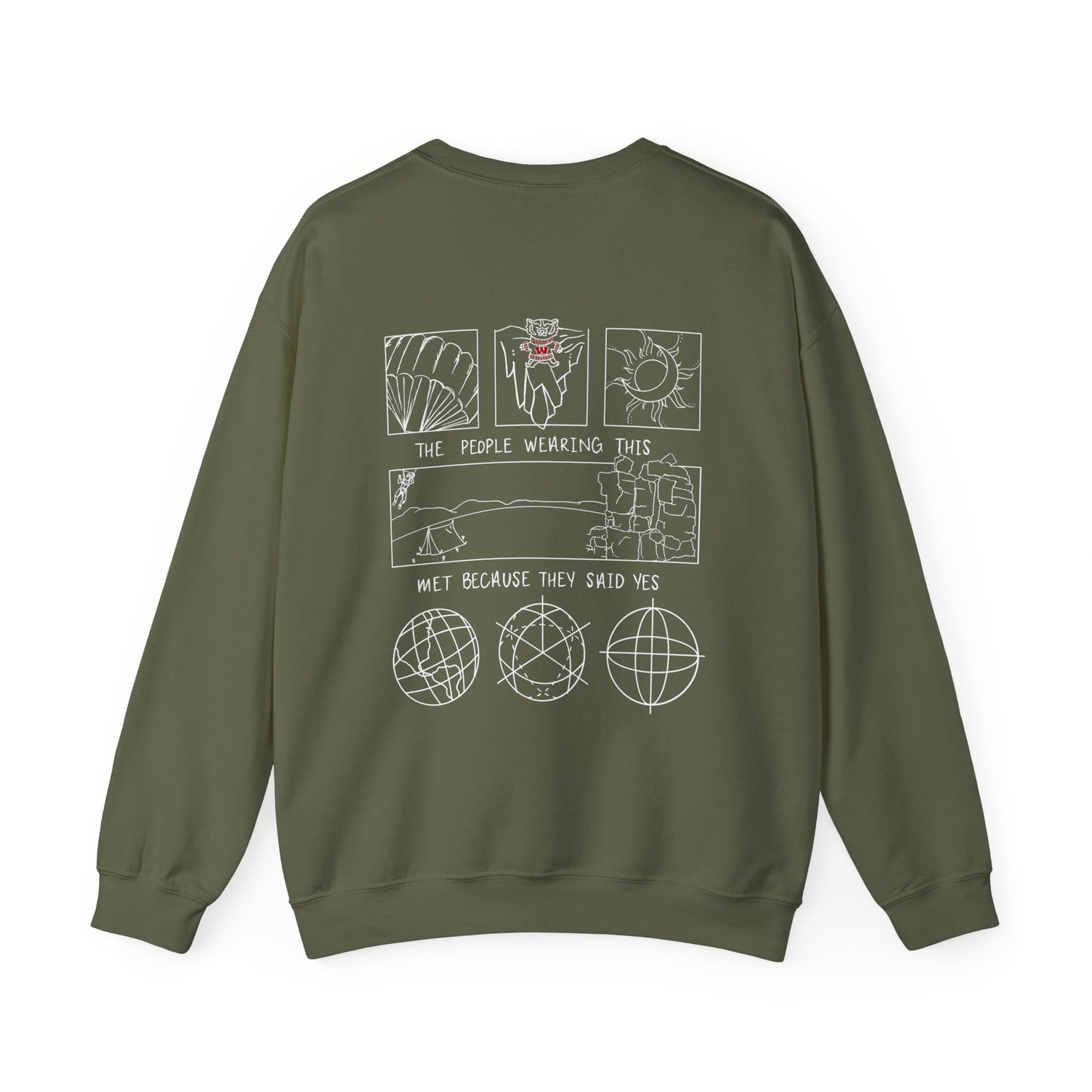 Yes UW - Unisex Heavy Blend™ Crewneck Sweatshirt