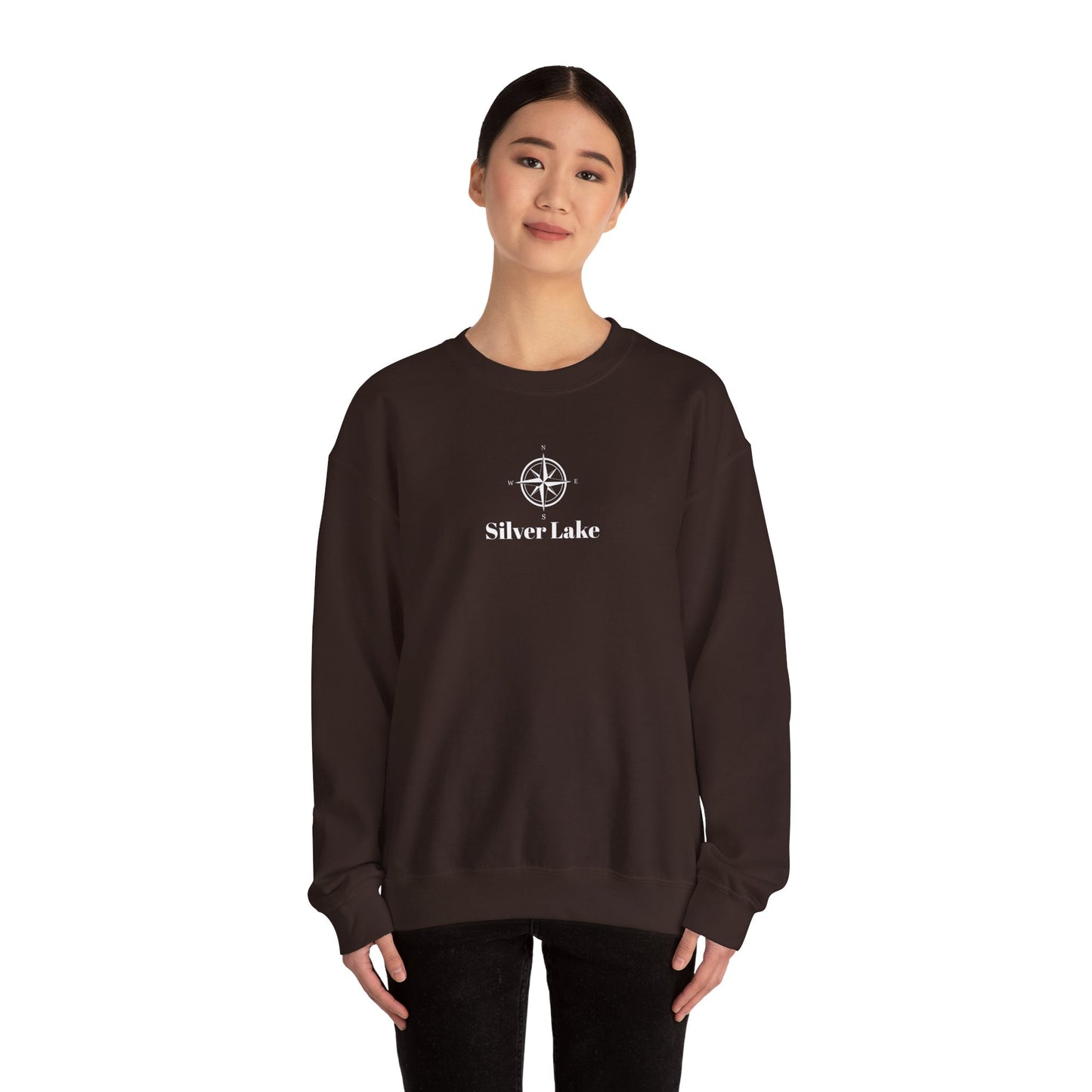 Silver Lake Compass Rose Unisex Heavy Blend™ Crewneck Sweatshirt