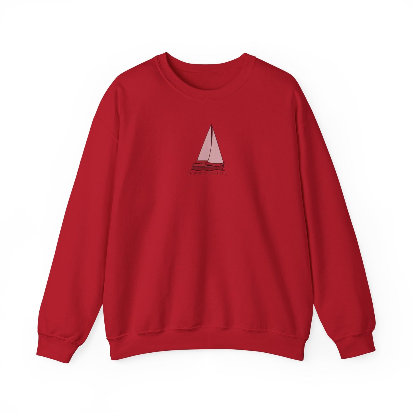 Sailboat Comfort Unisex Heavy Blend™ Crewneck Sweatshirt