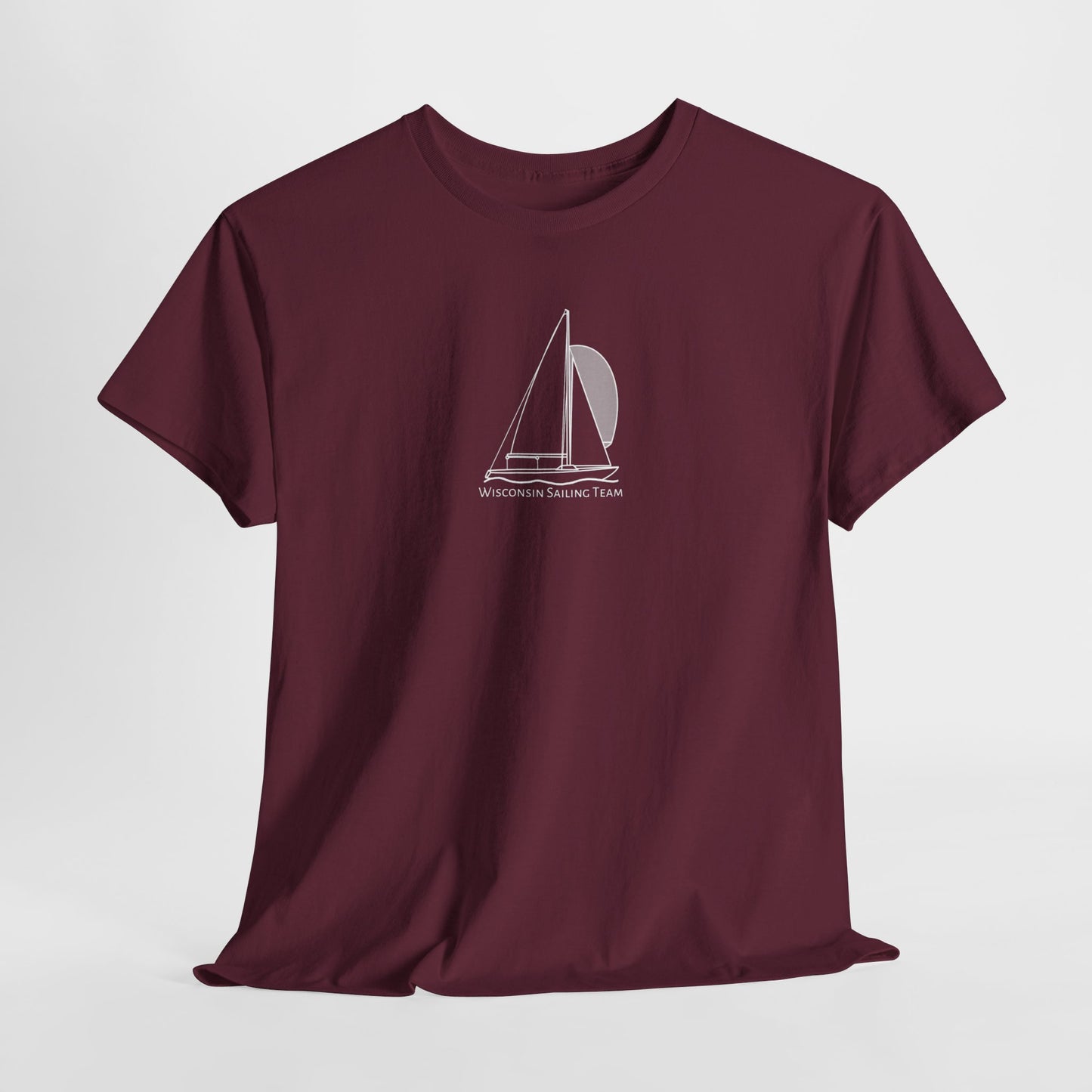 Wisconsin Sailing Team Yngling Model Unisex Heavy Cotton Tee