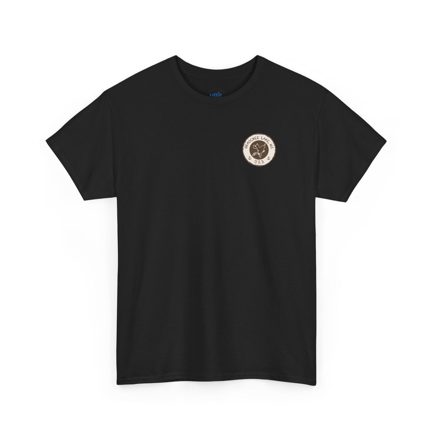 Okauchee Lake Unisex Heavy Tee - Vintage Postmark Style